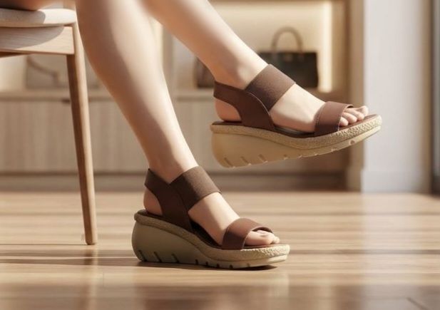 صندل لژ ۶ سانت زنانه کد yar476 سایز ۳۷ تا ۴۰ ضمانت اصالت کالا