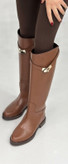 بوت چرم هرمس بلند ترند زنانه کد naz۶۰۰ سایز ۳۷ تا ۴۰ ضمانت اصالت کالا